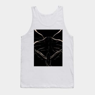 free bird woman outline free hand Tank Top